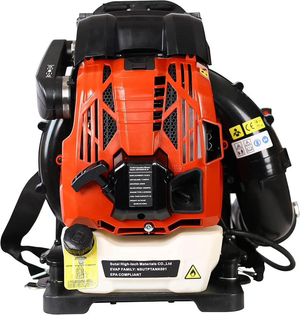 76cc 4-Cycle 530CFM Backpack Leaf Blower G4296