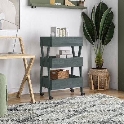 Gray Bar Cart N4664
