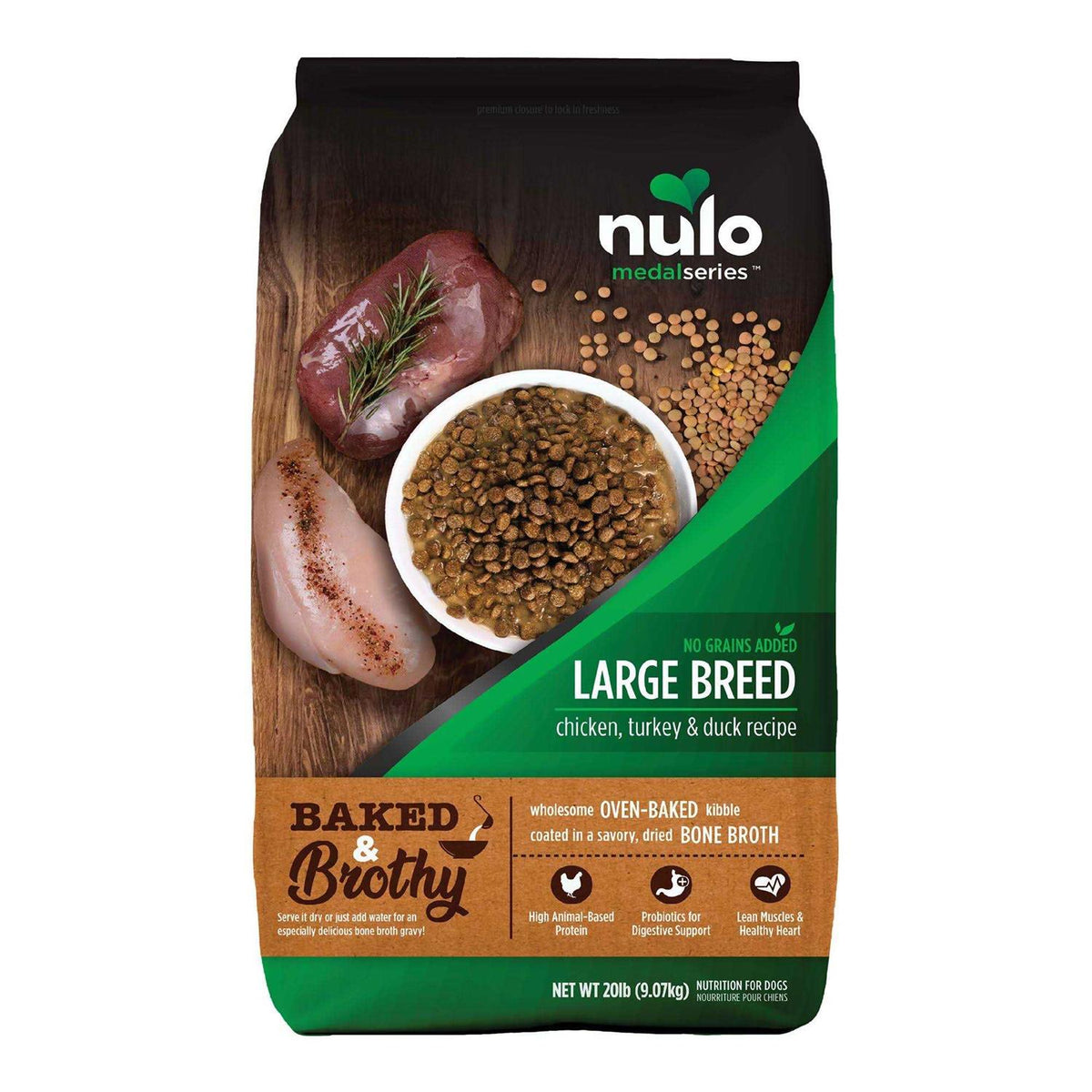 Chicken Duck Turkey Adult Dry Dog Food A405786