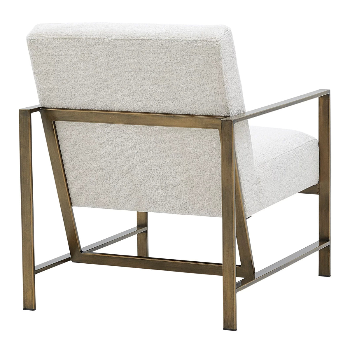 Cream Fabric Accent Arm Chair X7484
