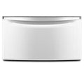 White Pedestal with Storage B66846