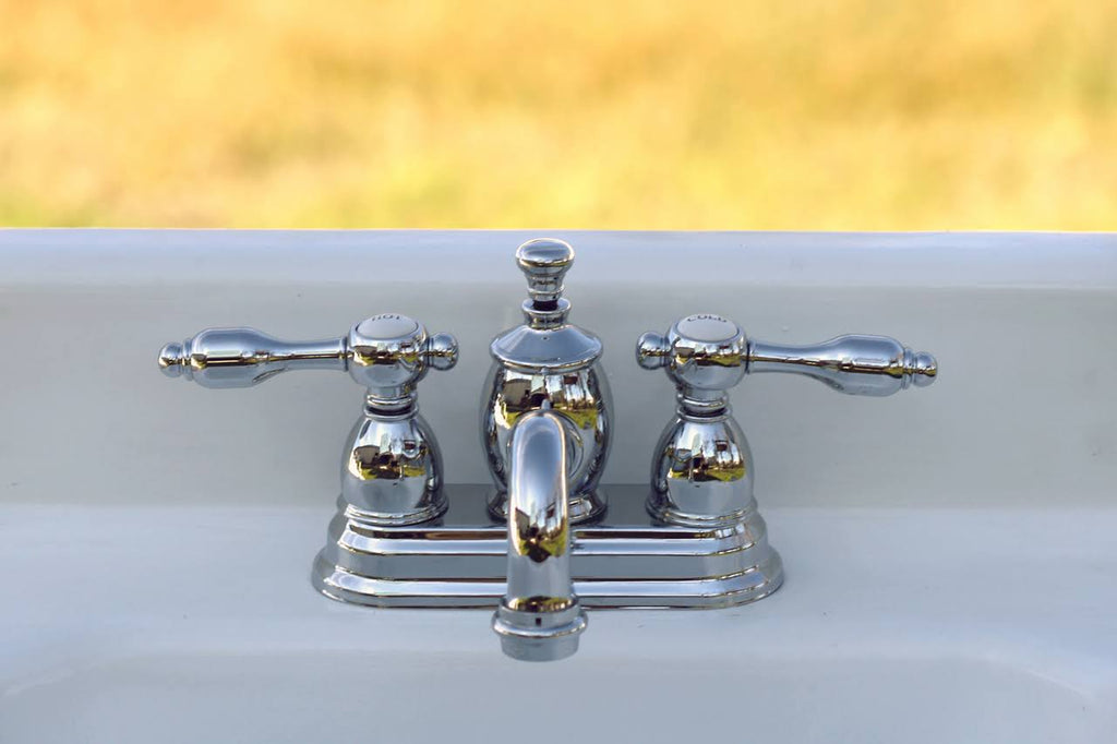 Chrome Centerset Lavatory Faucet with Pop-Up Y652104