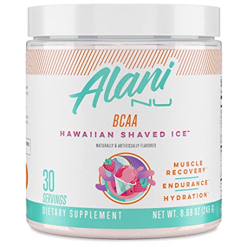 BCAA Hawaiian Shaved ICE 2:1:1 Formula Supplement Powder 30 Servings E554361