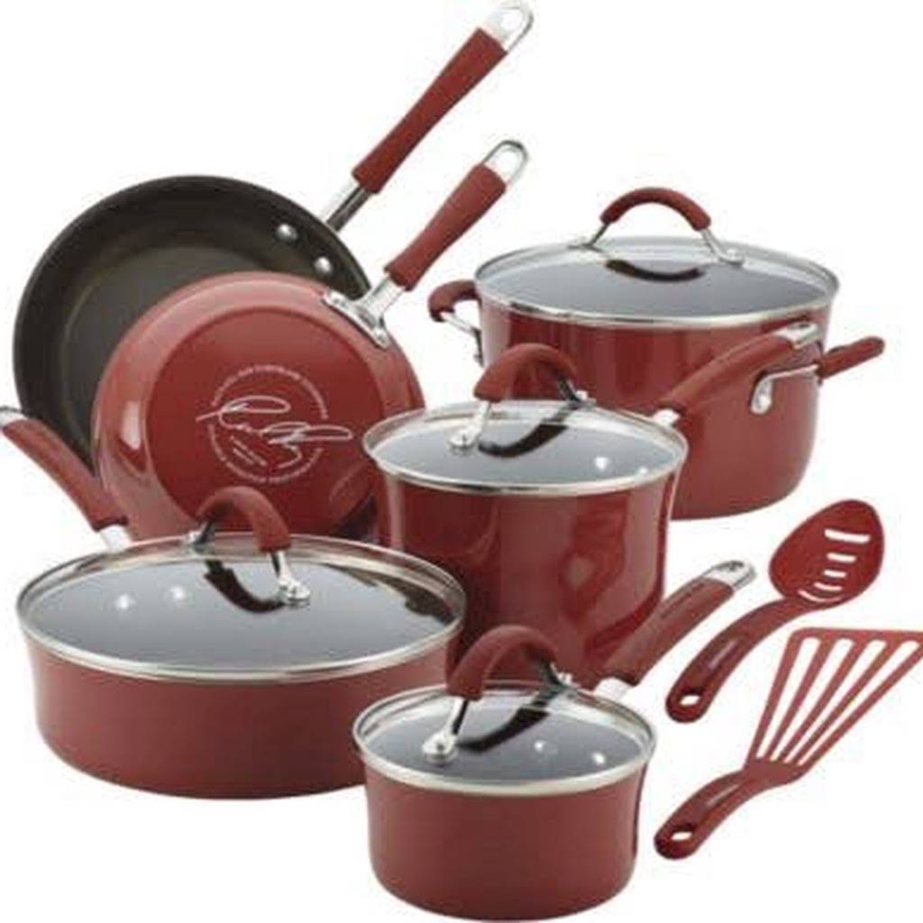 12-pc. Nonstick Cookware Set Lavender P726