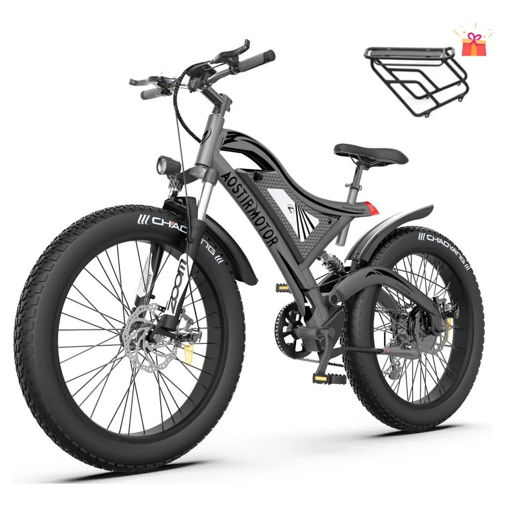 750W 48V 15Ah Fat Tire Electric Mountain Bike Y428