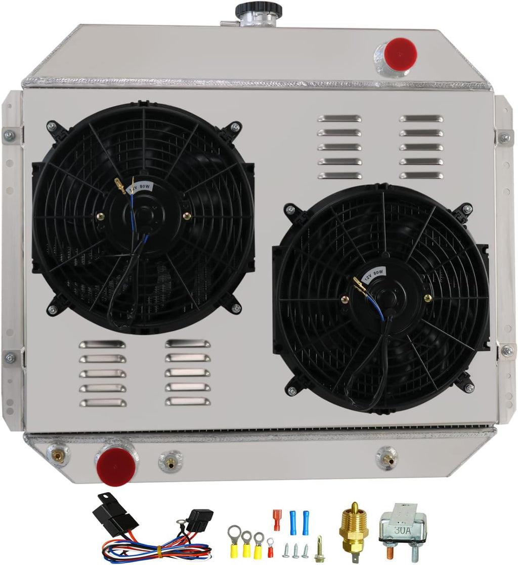 Aluminum Radiator with Shroud Fan and Relay Kit H228055