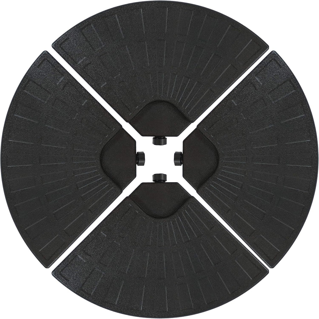 4-Piece Heavy-Duty Cantilever Offset Patio Umbrella Base Plates K11738