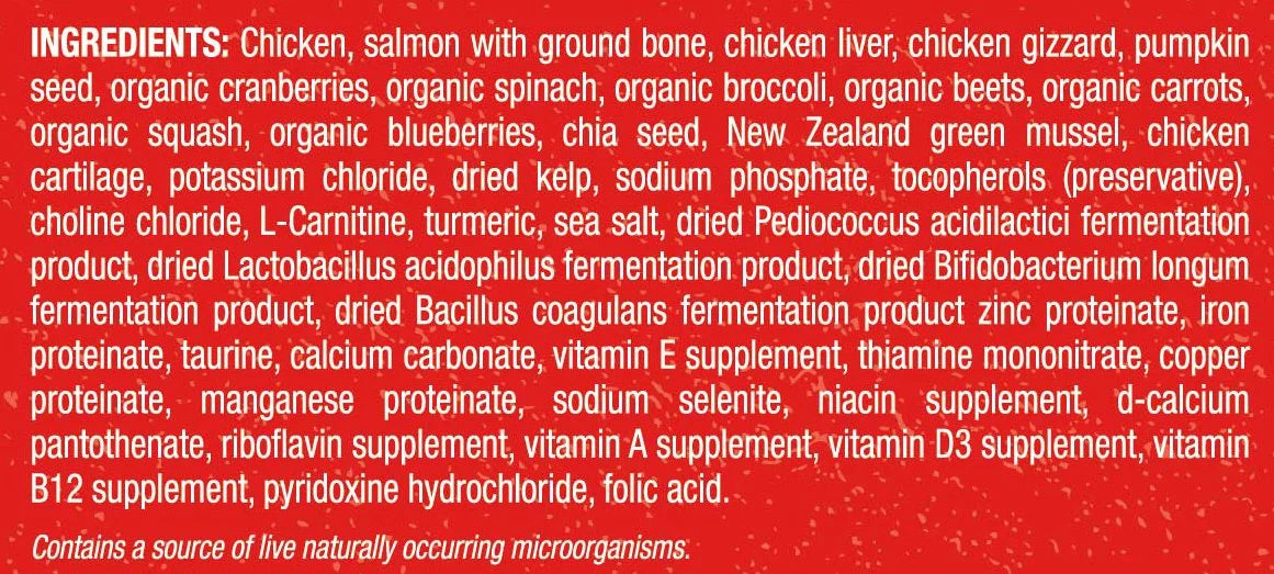 Chicken & Salmon Freeze-Dried Raw Dog Food, 5.5 oz X6116