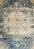 Blue Ivory Rug B718