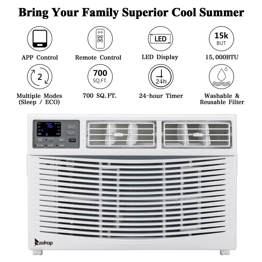 12000BTU 110V White Window Air Conditioner N384470