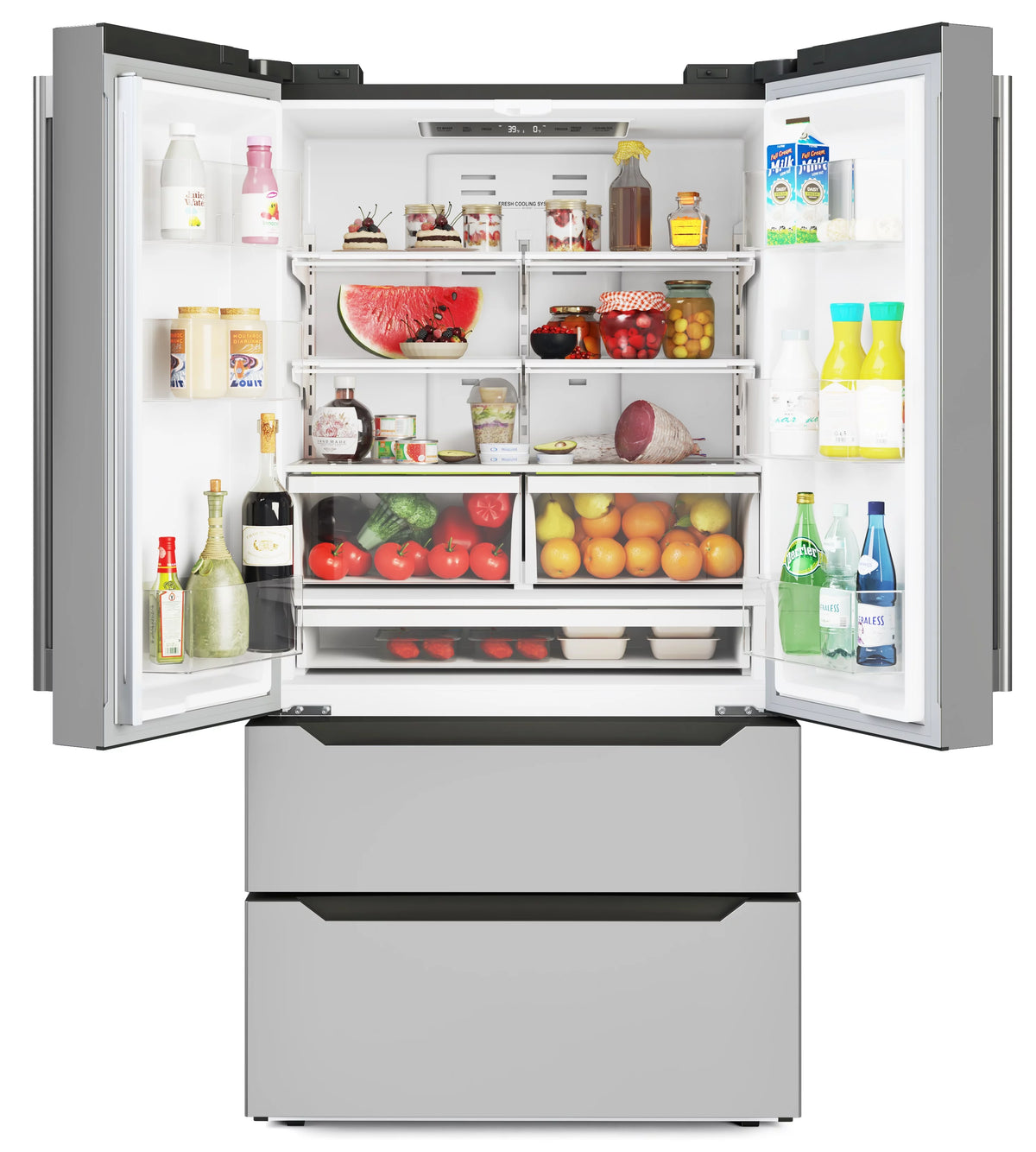 22 Cu. ft. 4 Door Stainless-Steel French Door Refrigerator K311438