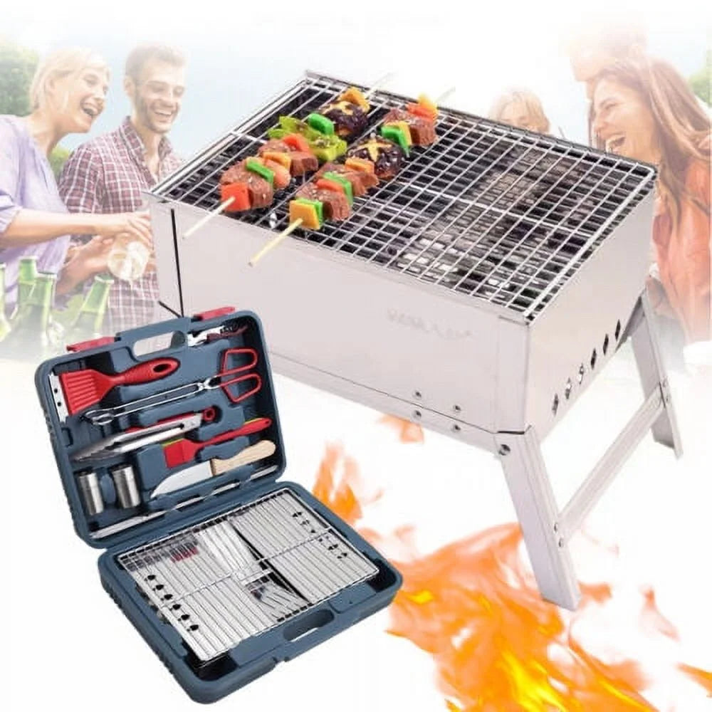 Portable Charcoal Barbecue Grill M54495