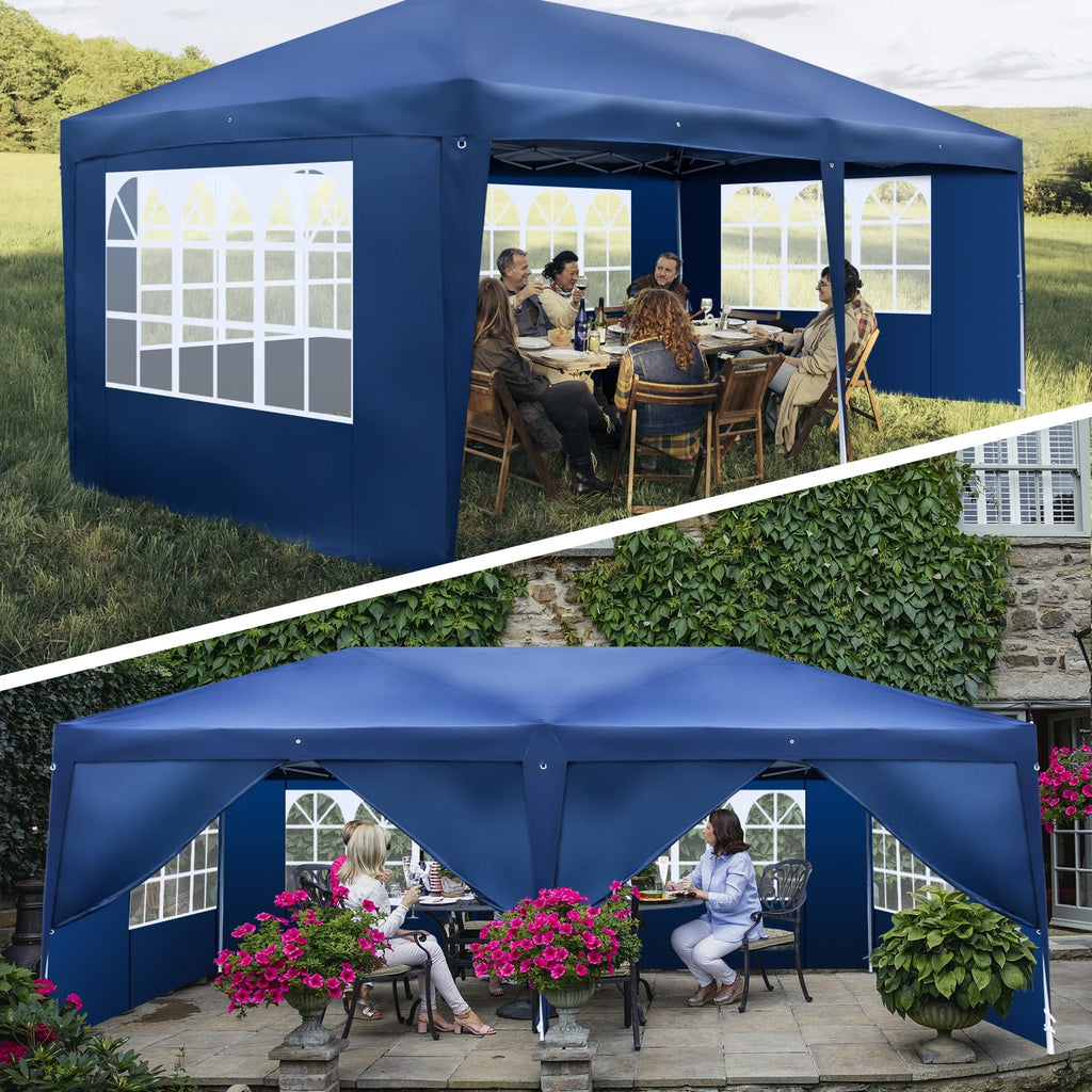 10'x20' Pop Up Canopy Tent with Carry Bag T570015