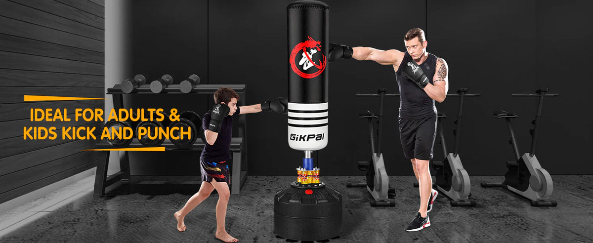 70'' 180lbs Freestanding Punching Bag with Stand Q67134