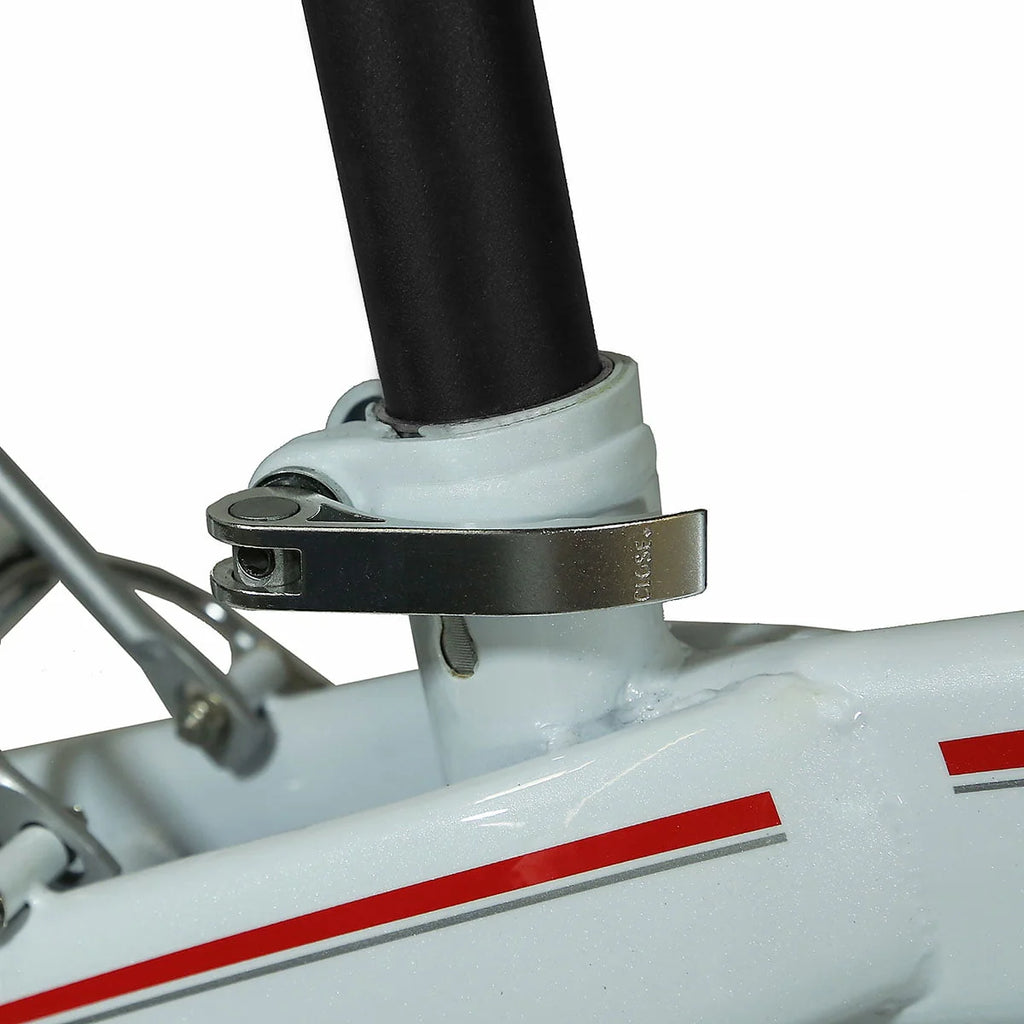 White 7 Speed Folding Compact Bike K221547