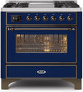 Blue Dual Fuel Natural Gas Range F974