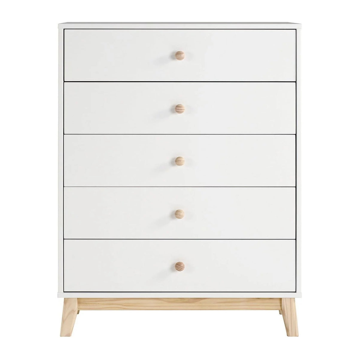 White 5-Drawer Chest G185591