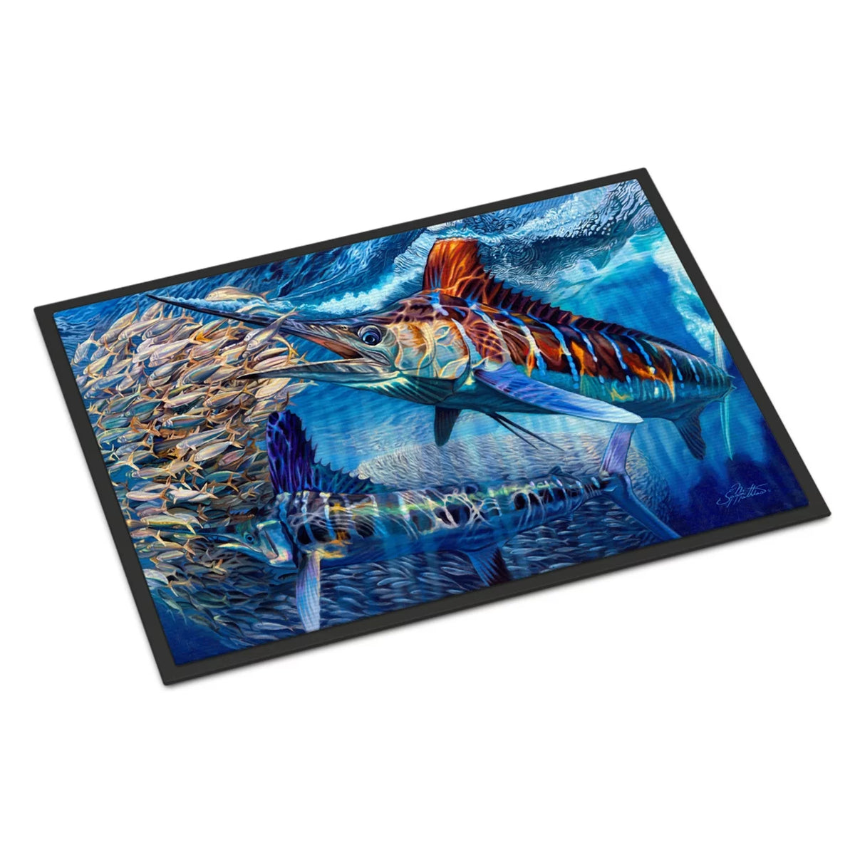 White Marlin Indoor or Outdoor Mat 24x36 F907