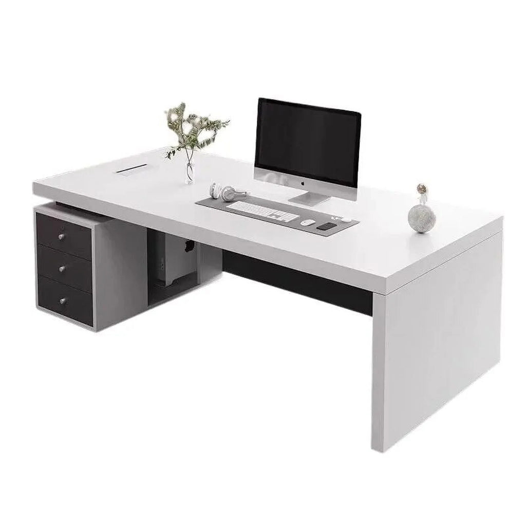 White Office Desk Workstation O651710