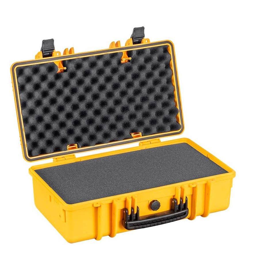 Weatherproof Hard Case 22in x 14in x 8in Yellow Customizable Foam T606842