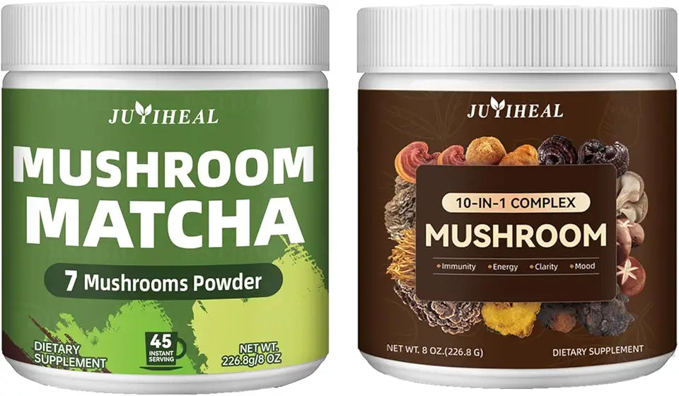 Mushroom Powder + Mushroom Matcha Organic Japanese Matcha H809