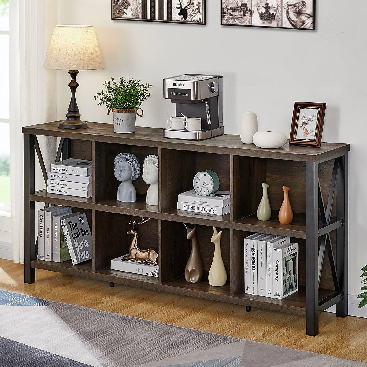 8 Cube Storage Organizer Bookshelf A4686