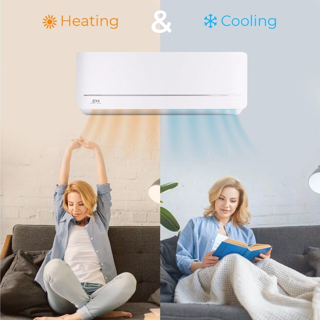6000 BTU 115V Wall Mounted Mini Split Heat Pump Air Conditioner F3104