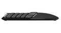 Ergonomic Keyboard USB QWERTY Black B8348