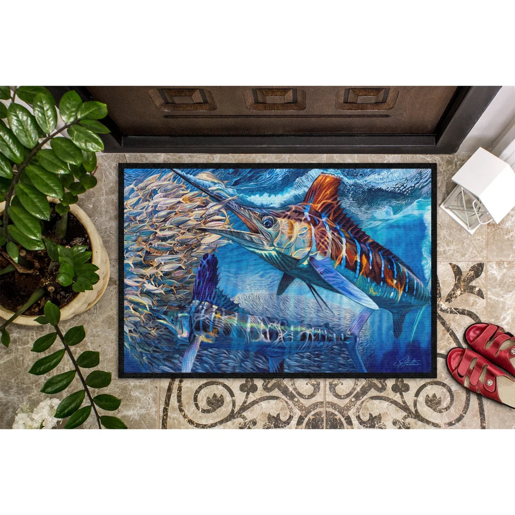 White Marlin Indoor or Outdoor Mat 24x36 F907