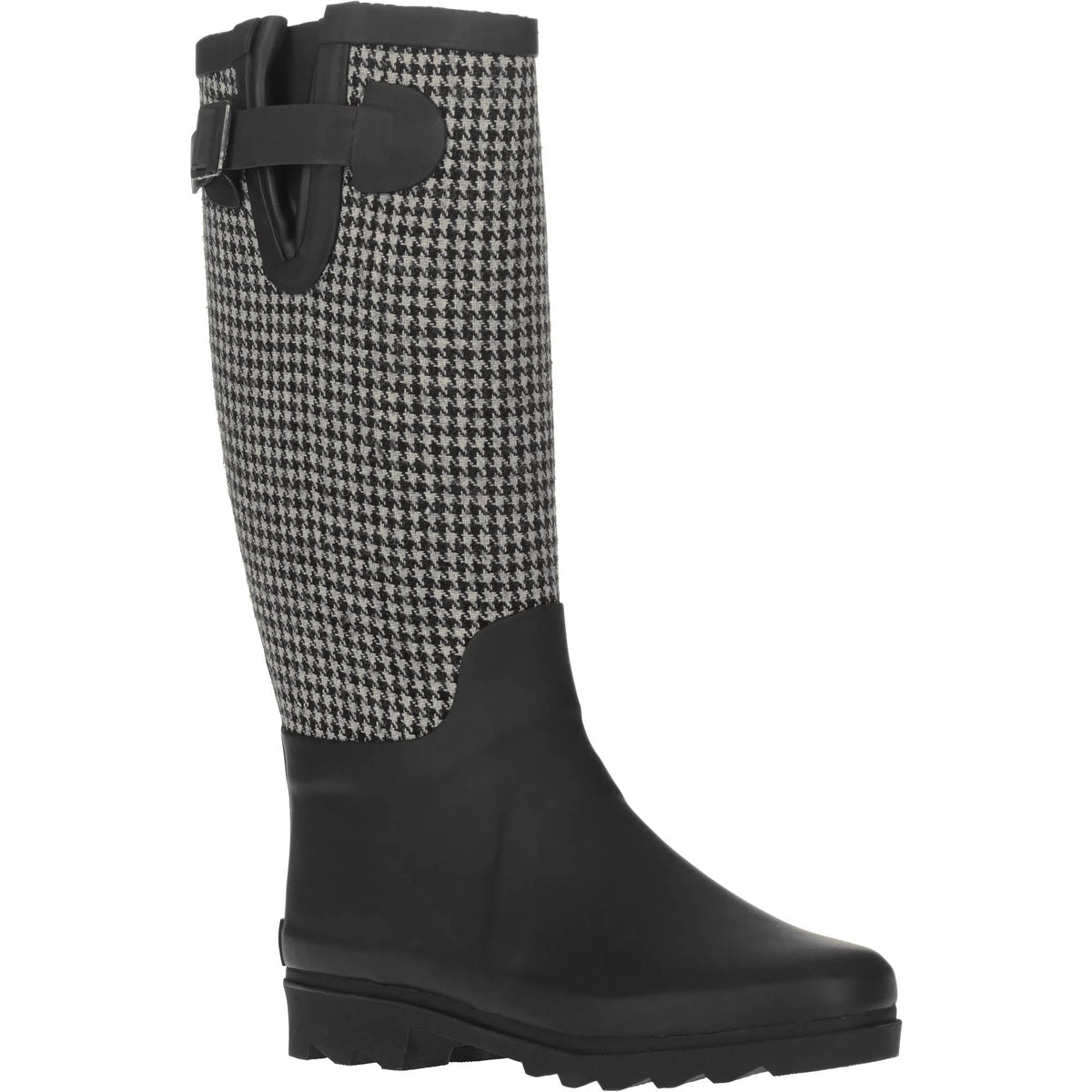 Two Tone Water Resistant Tall Rain Boot E3508