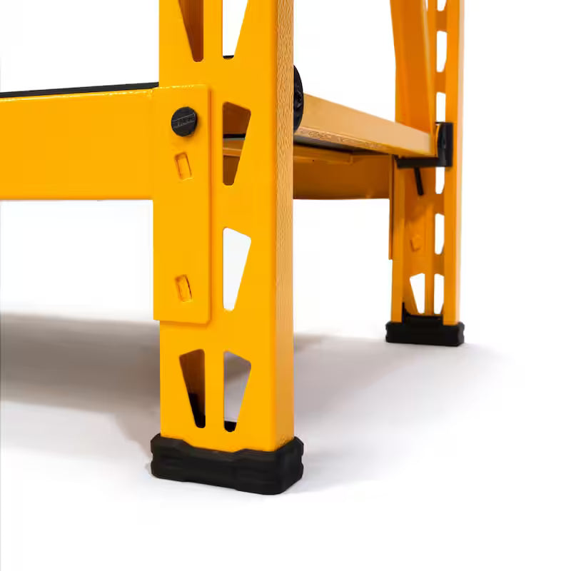 Yellow 3-Tier Steel Storage Shelving Unit X44207