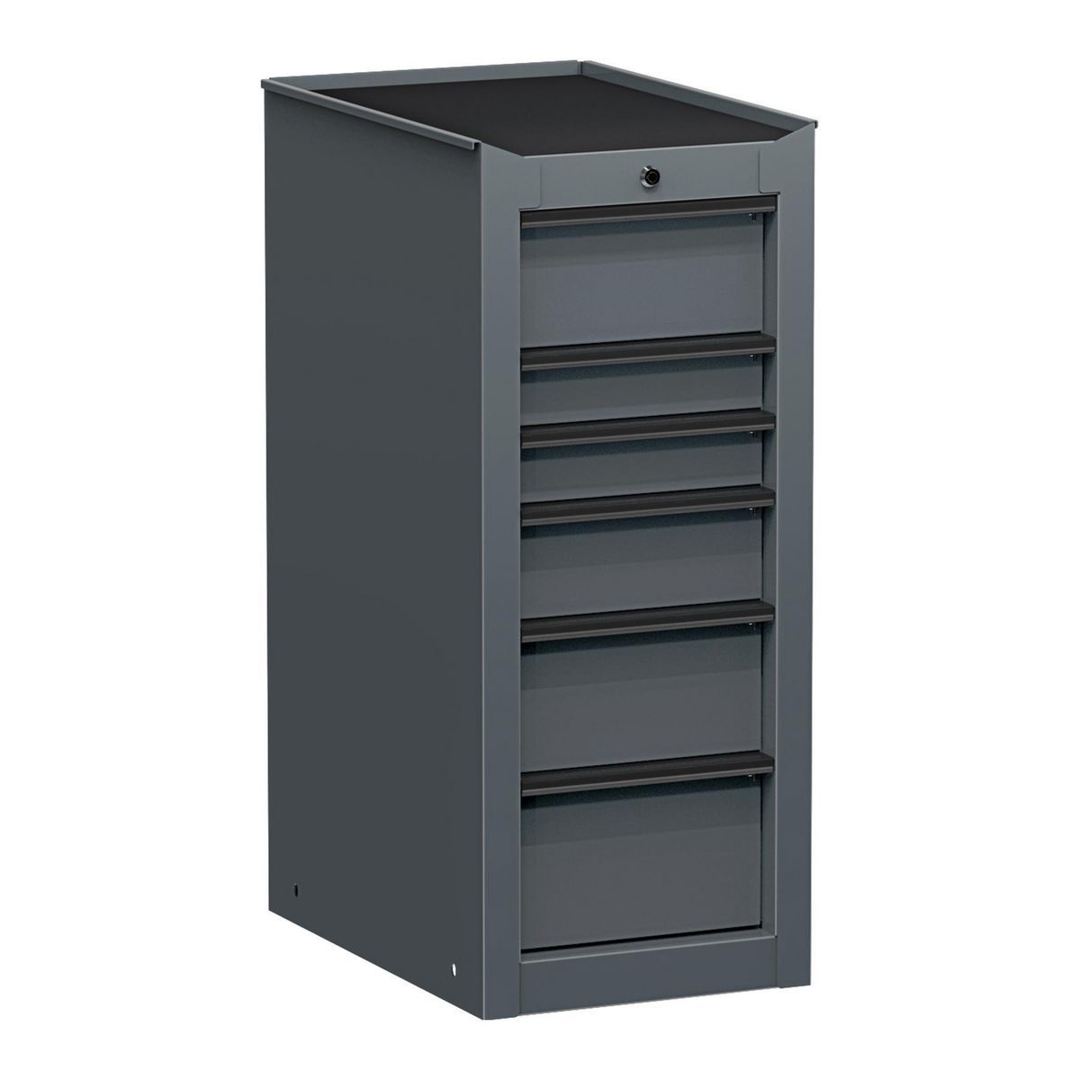 15 in. Slate Gray End Cabinet A237893