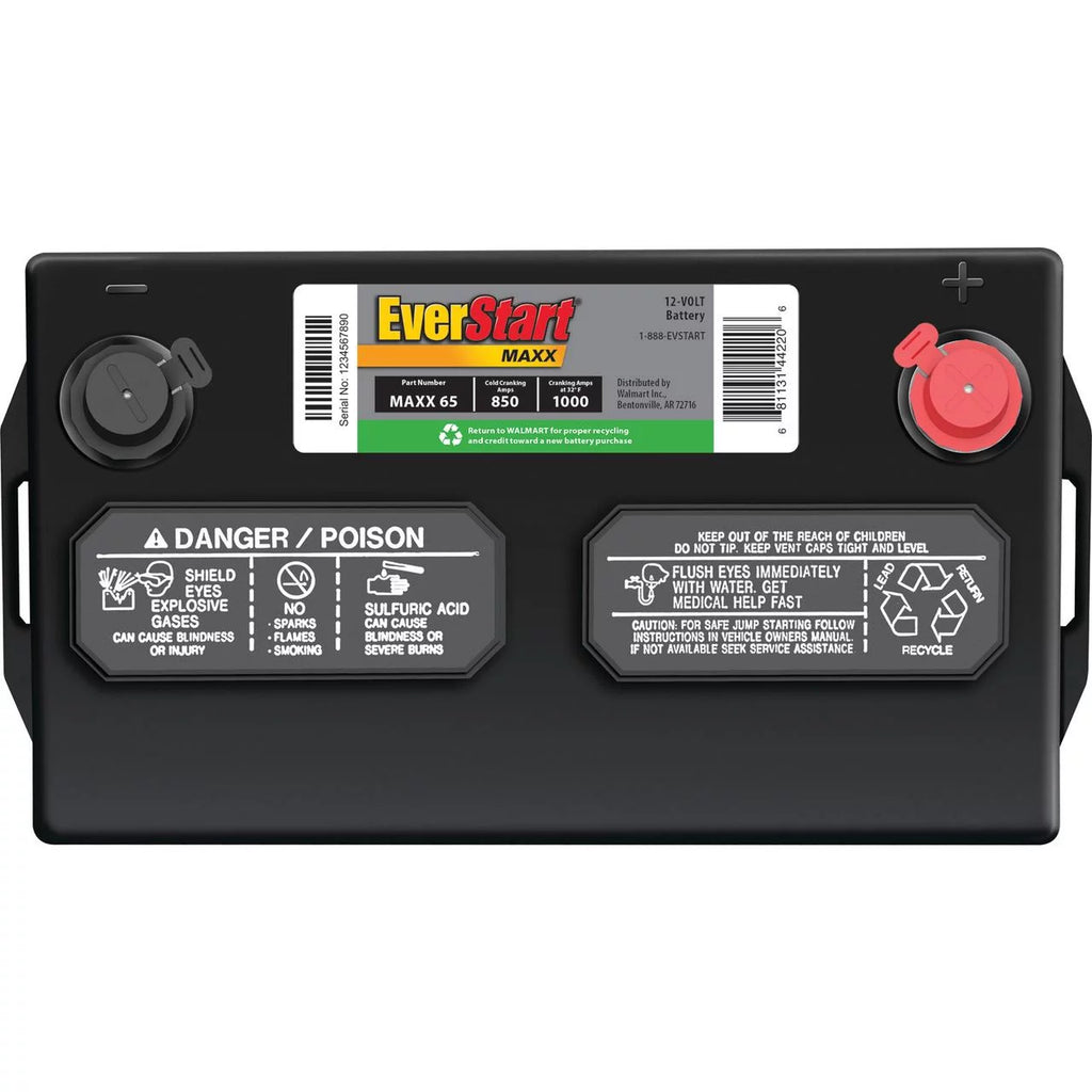 Lead Acid Automotive Battery Group Size 65 12 Volt 850 CCA P98489