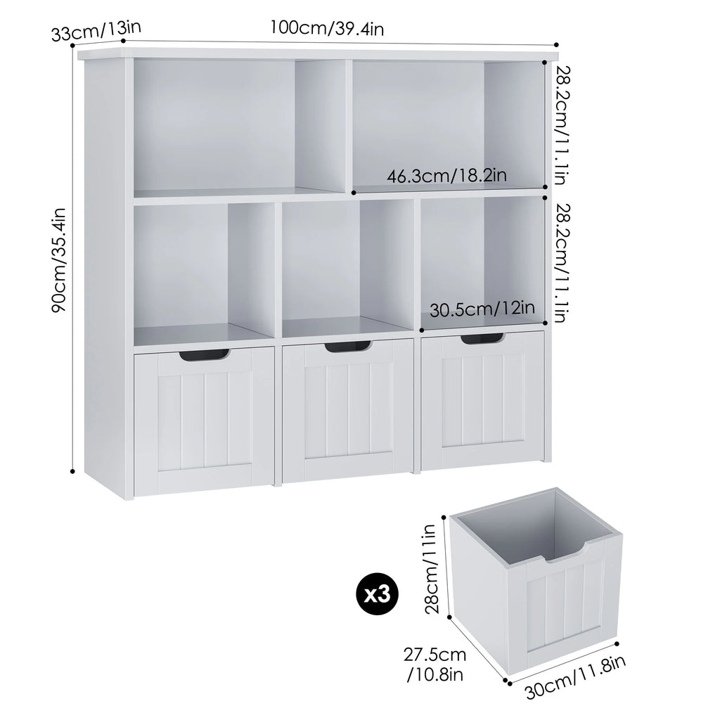 5 Cube Organizer with Drawers M73299