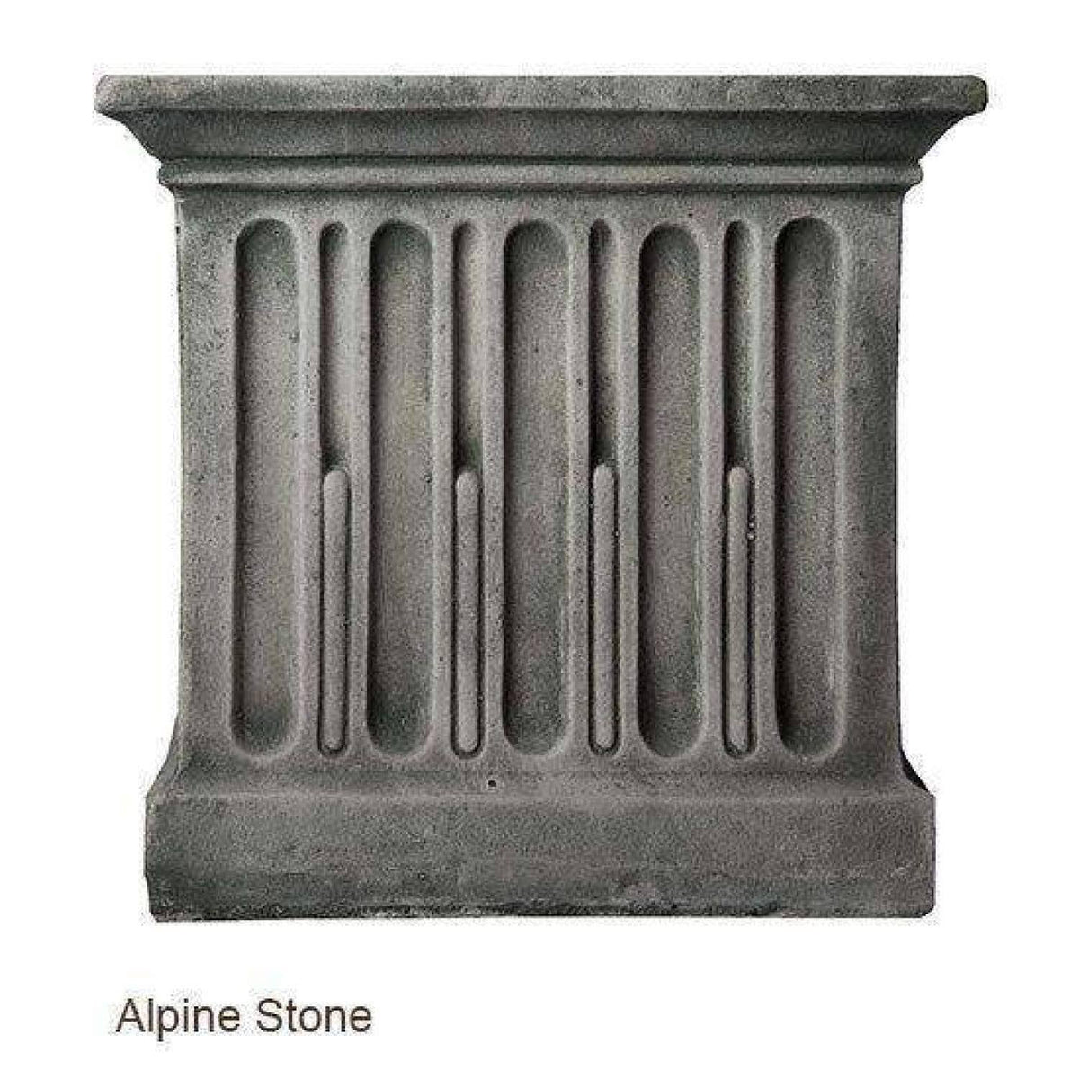 Grey Stone Reclining Dog Statue G474