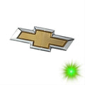 Illuminated Bowtie - Gloss Black Center - Green J29201