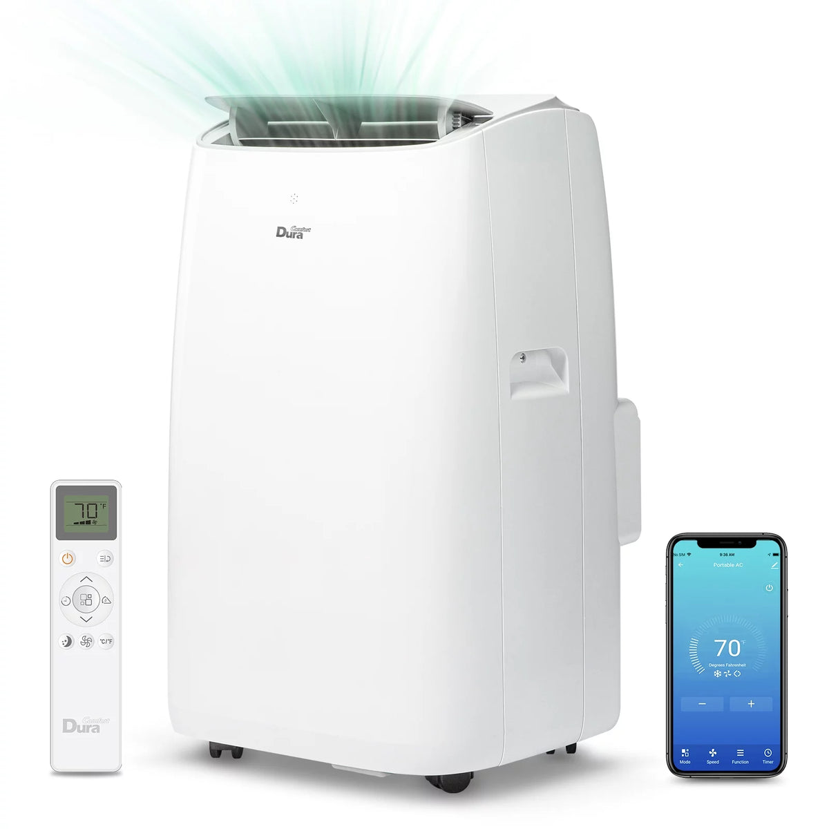 Portable Air Conditioner 8150 BTU White B79223