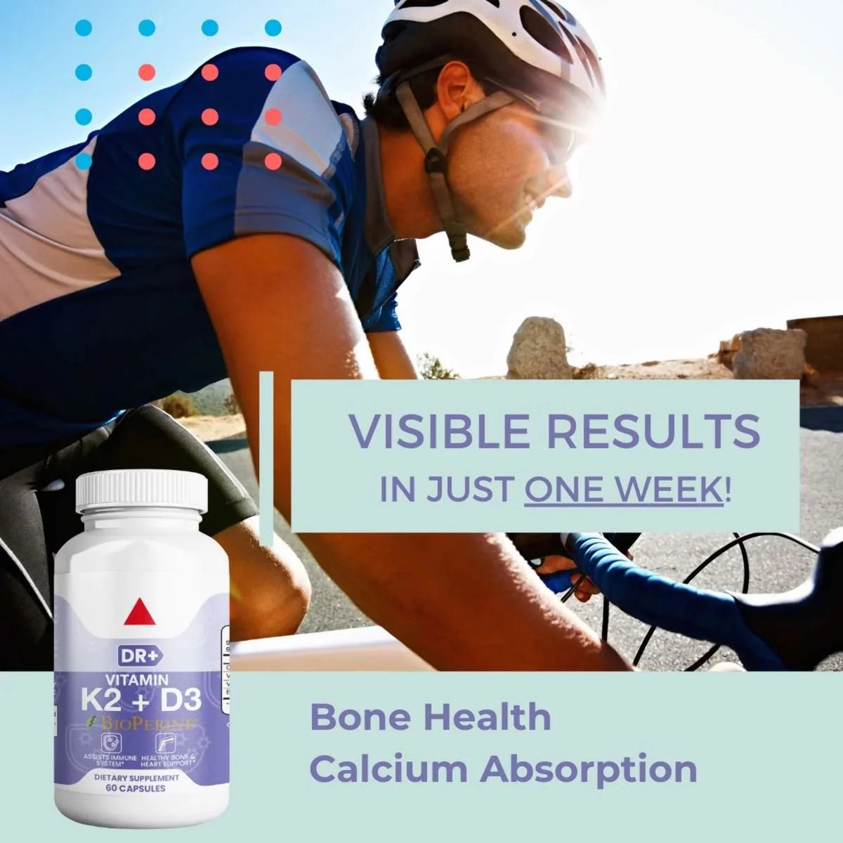 Vitamin K2 MK7 with D3 5000 IU Supplement 2-Pack W7651