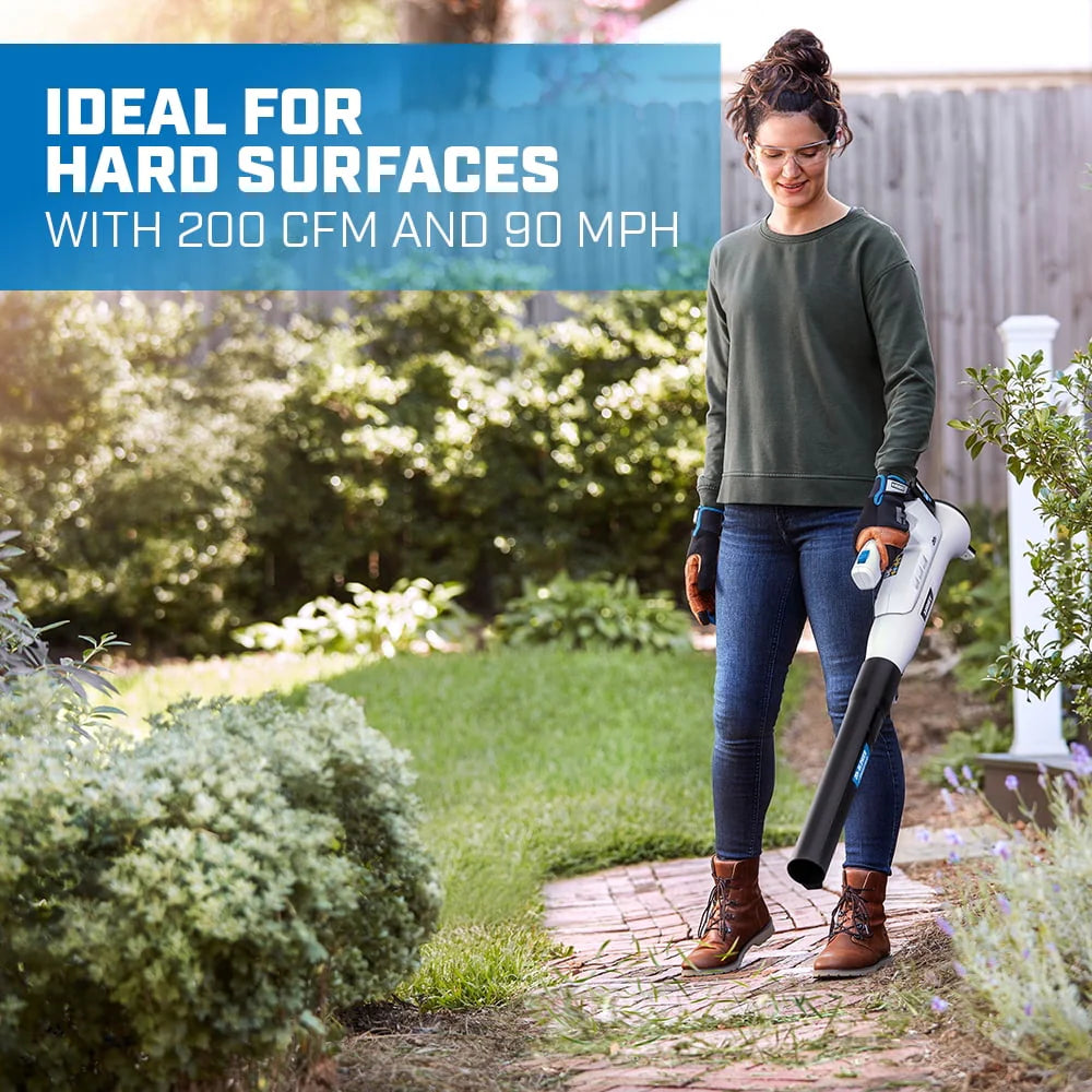 20-Volt 10-inch String Trimmer Leaf Blower Combo Kit H43265