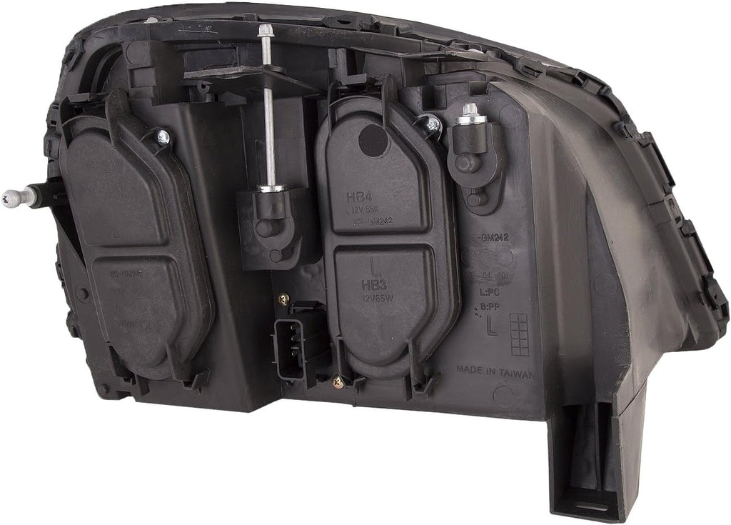 Chrome Housing Halogen Headlight Right Passenger Side W205285