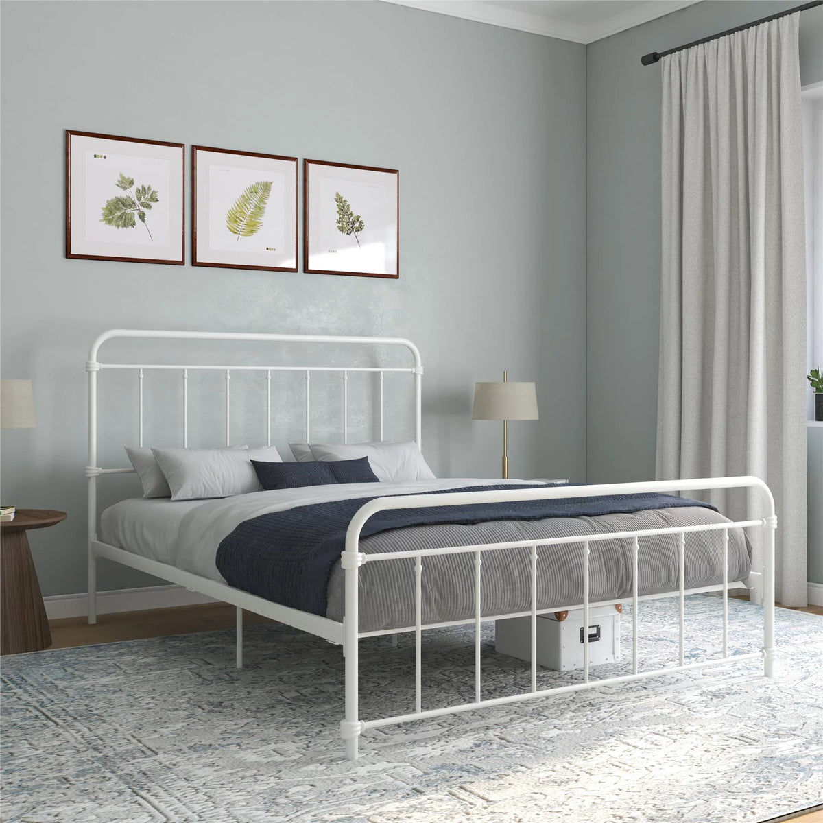 Black Twin Metal Platform Bed D996019