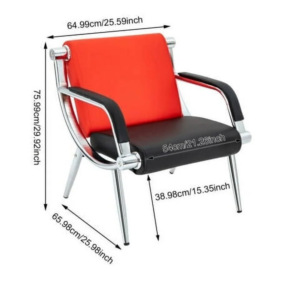 2PCS PU Leather Guest Chair X76359