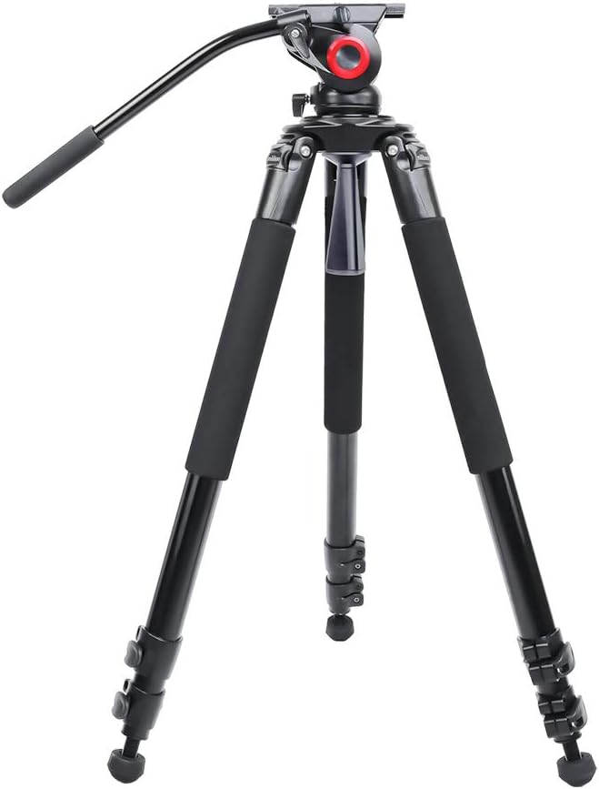 Aluminum Alloy Tripod Stand with Fluid Head C882898