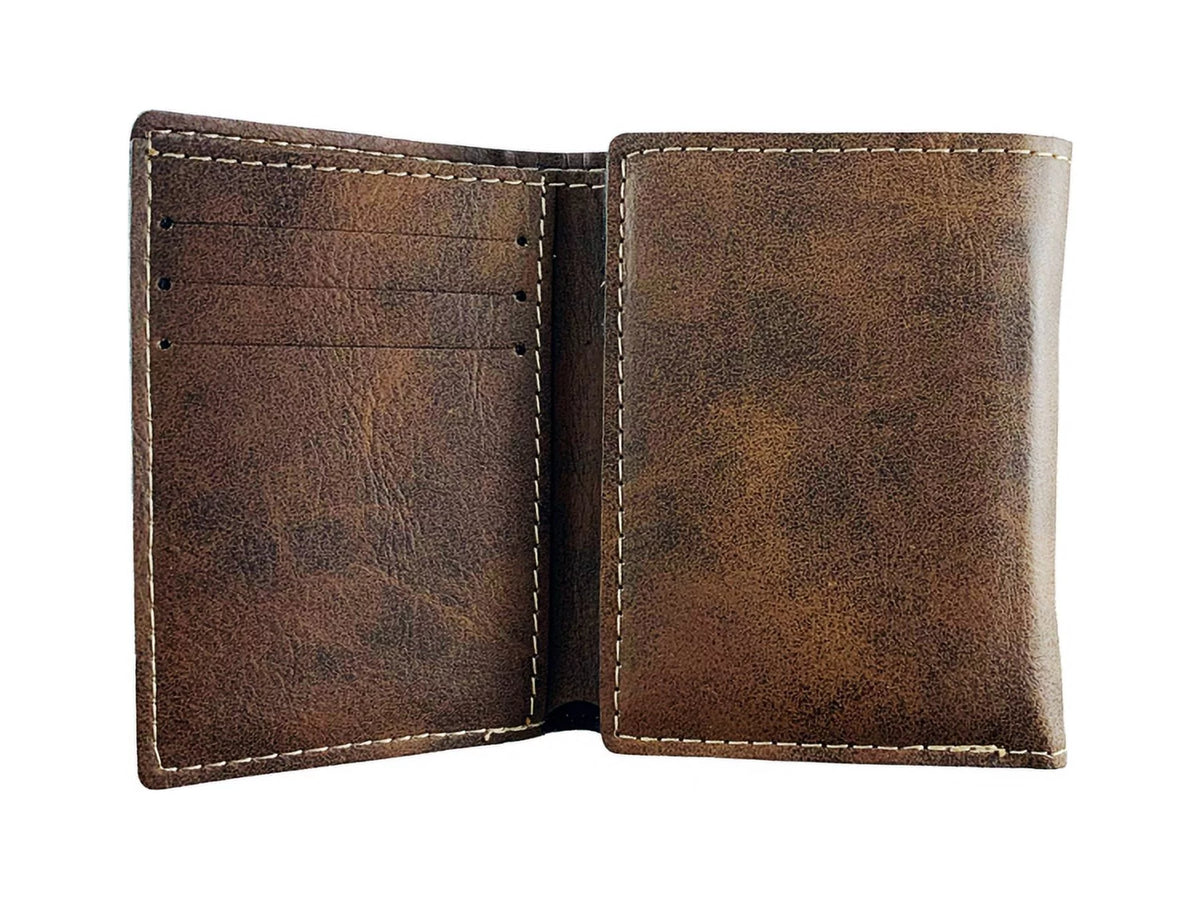 Rustic Leather Wallet P33359