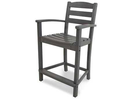 White Counter Arm Chair C4370