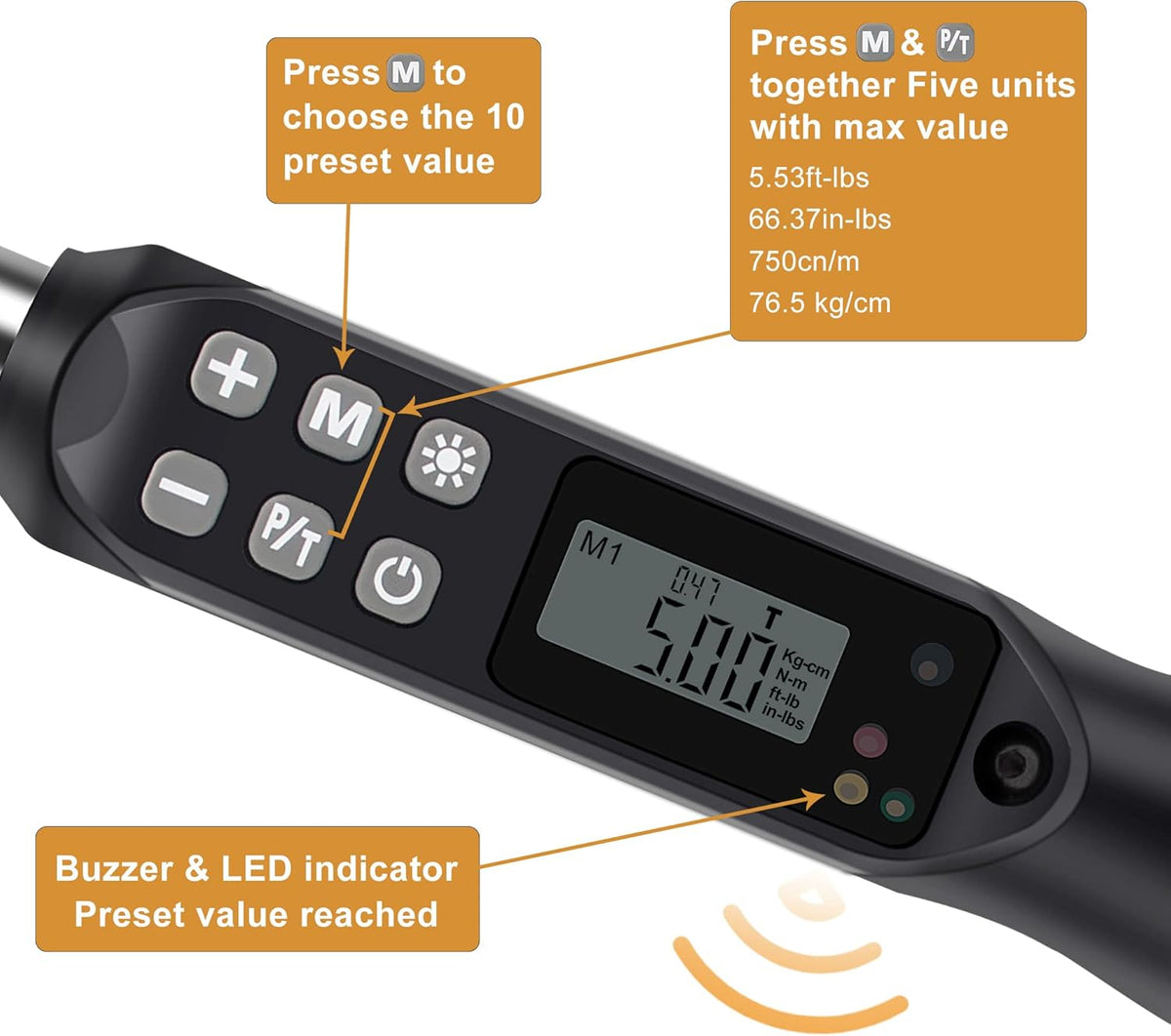 1/4 Mini Cordless Adjustable Torque Screwdriver with 9 PCS Bits & Storage Case L98900