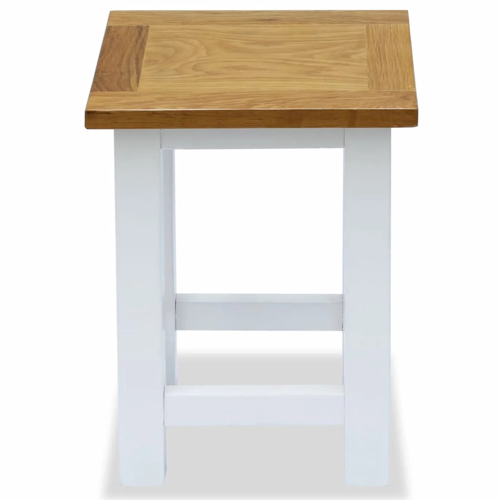 Solid Oak Wood End Table V70835