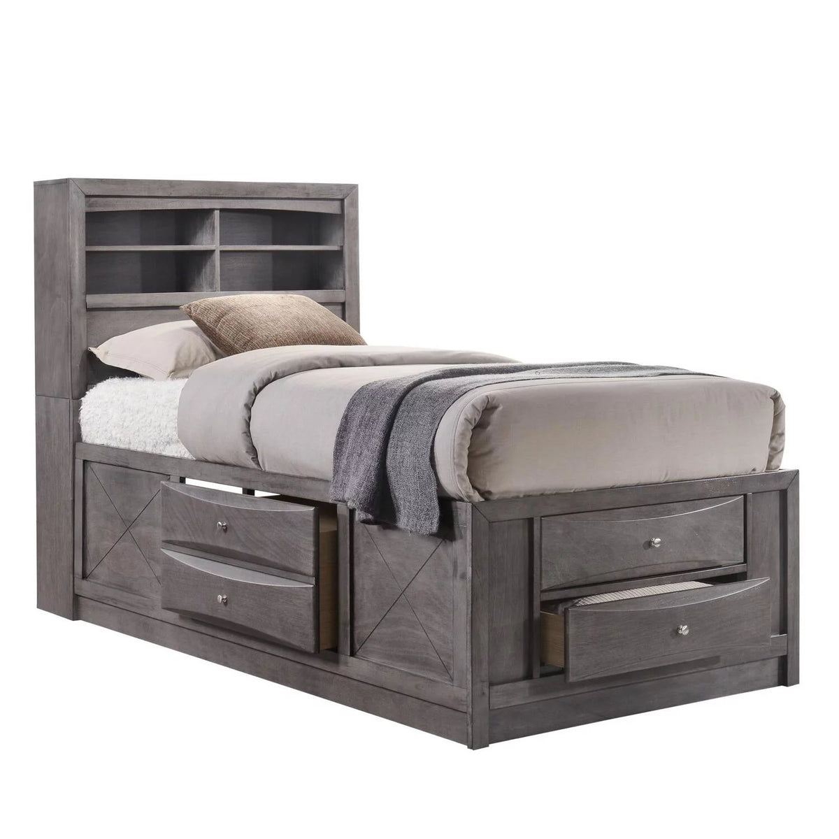 Twin Storage 6PC Bedroom Set U7396