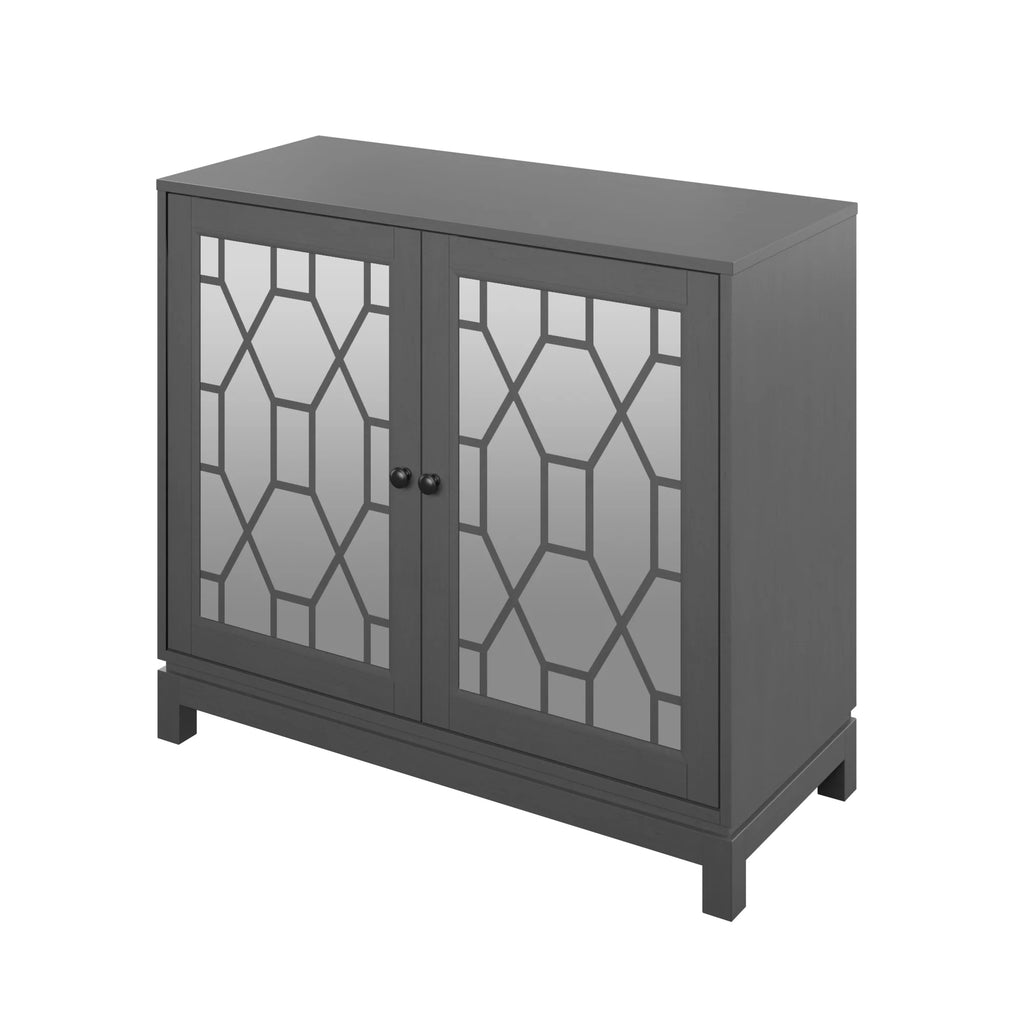 Accent Cabinet with USB Charging Ports and Mirrored Doors Z276