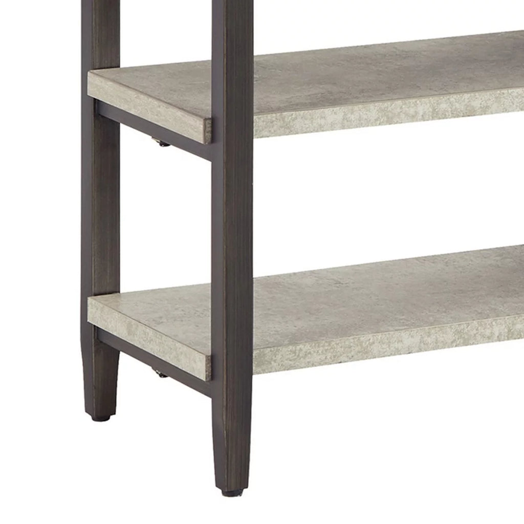 47 Inch Sofa Console Table 2 Open Shelves B797
